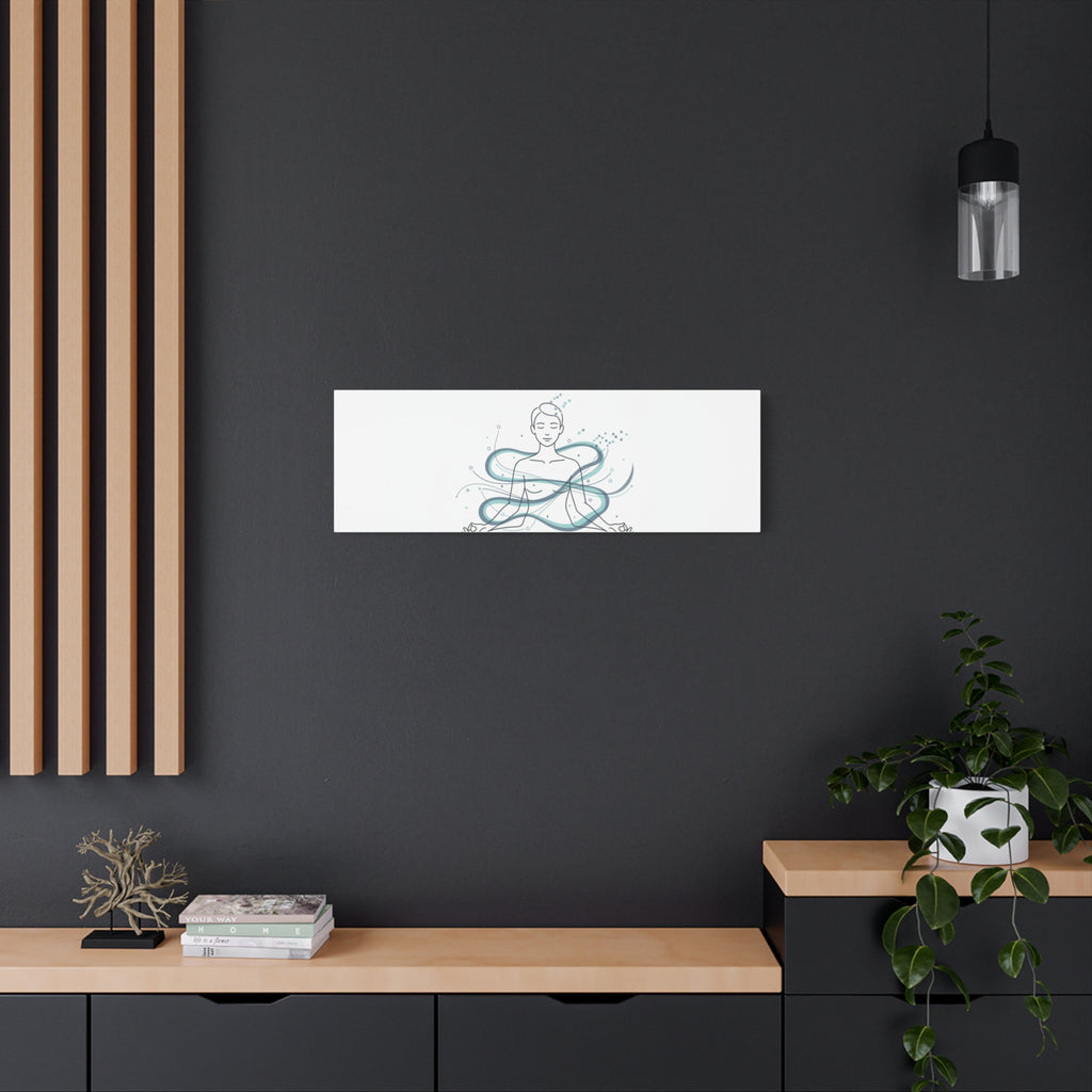 Focus Engaged Canvas, flow state poster | productivity art, ADHD merch