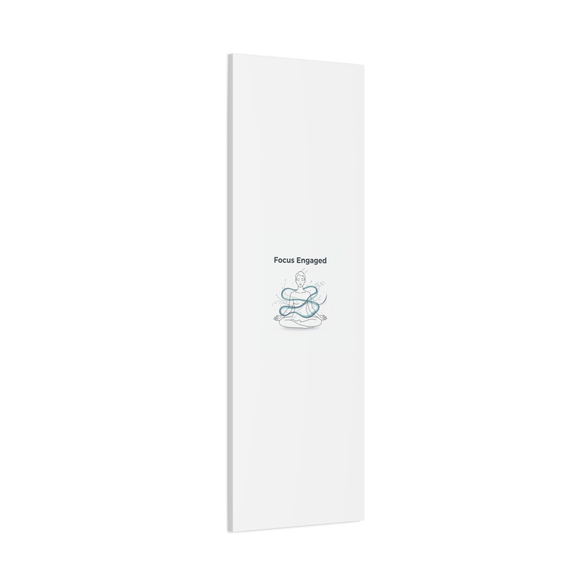 Focus Engaged Canvas, flow state poster | productivity art, ADHD merch