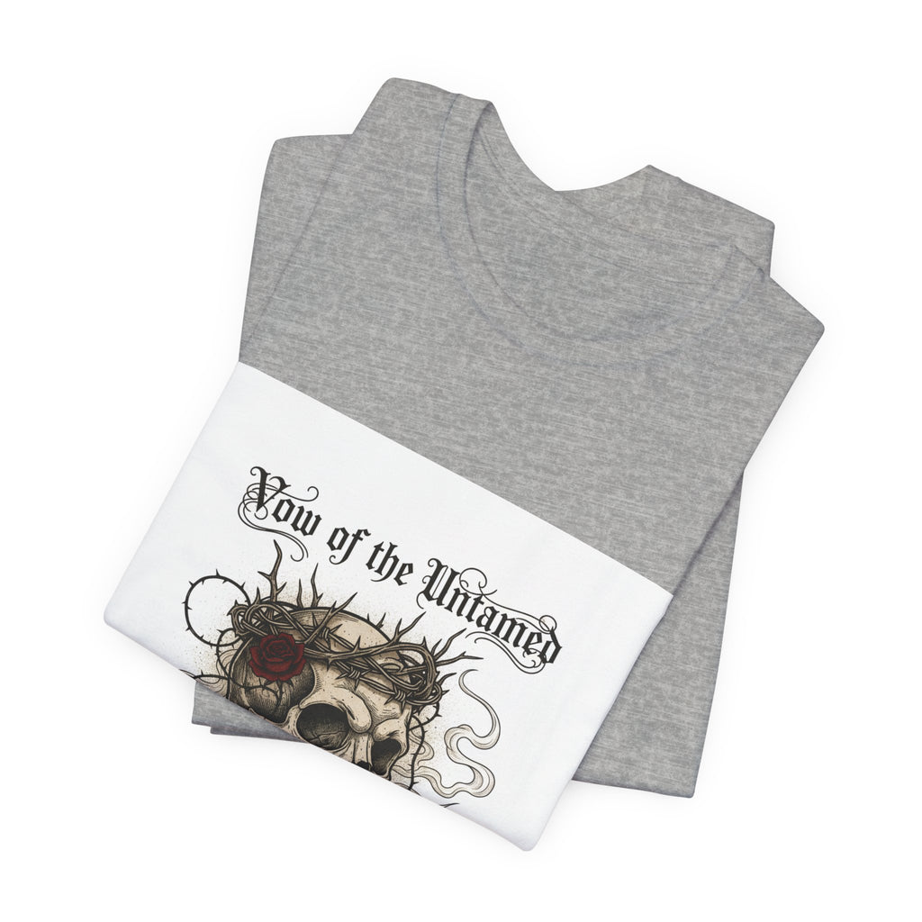 Row of the Untamed Skull Tee | western skull art, gothic Americana