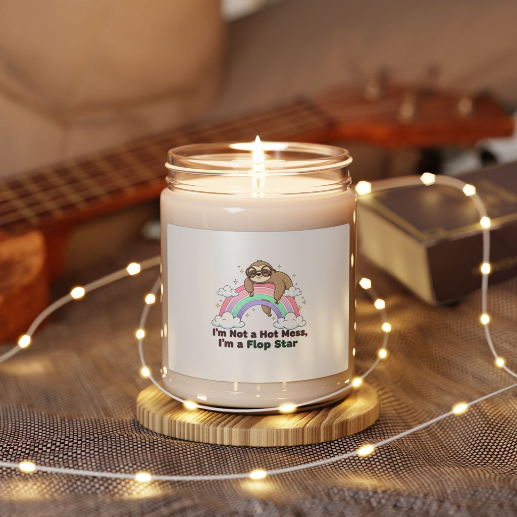 I'm a Flop Star Soy Candle | burnout humor, flop era parody