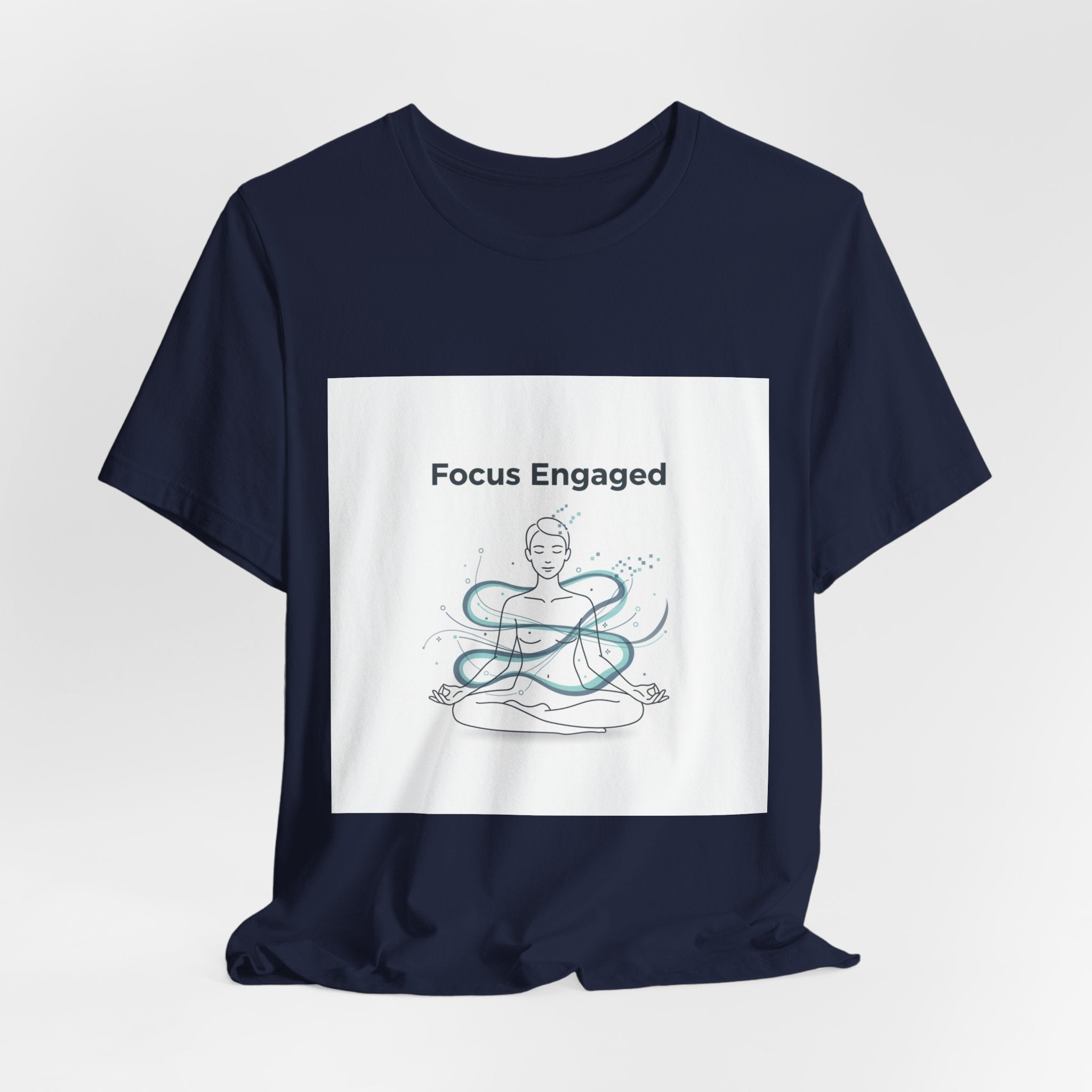 Focus Engaged T-Shirt | Flow State productivity art, ADHD merch