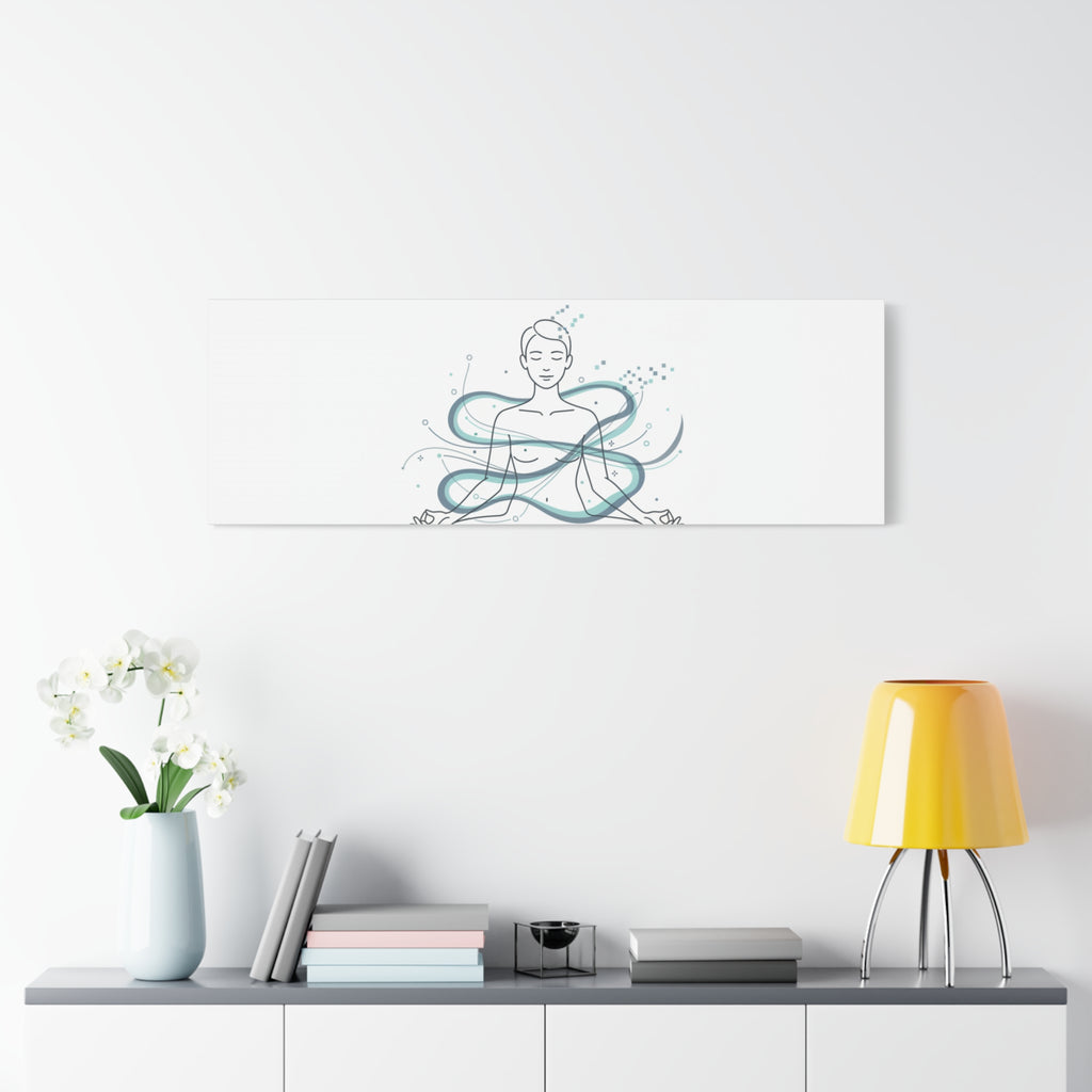 Focus Engaged Canvas, flow state poster | productivity art, ADHD merch