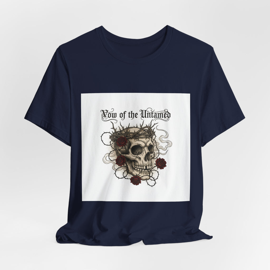 Row of the Untamed Skull Tee | western skull art, gothic Americana