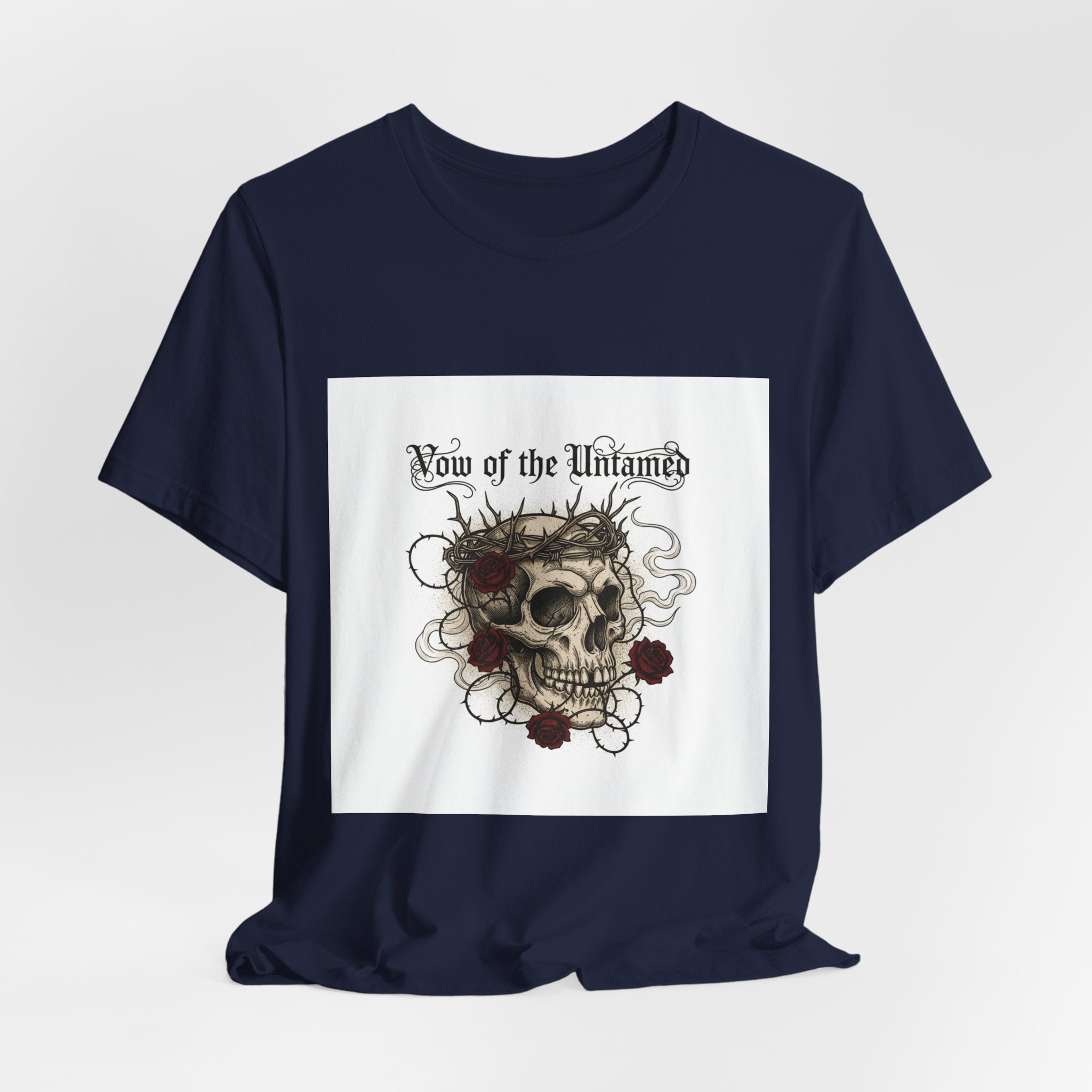 Row of the Untamed Skull Tee | western skull art, gothic Americana