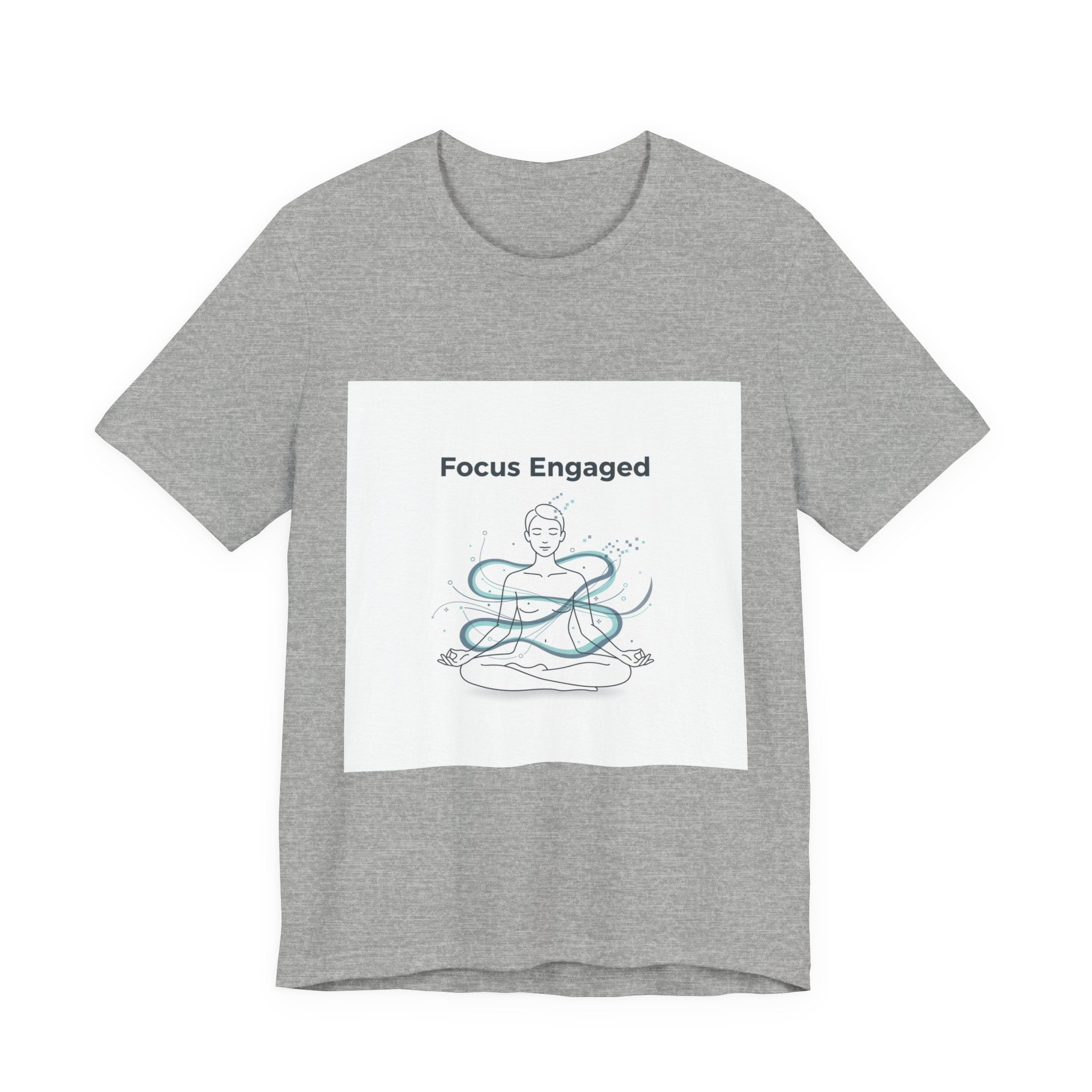 Focus Engaged T-Shirt | Flow State productivity art, ADHD merch