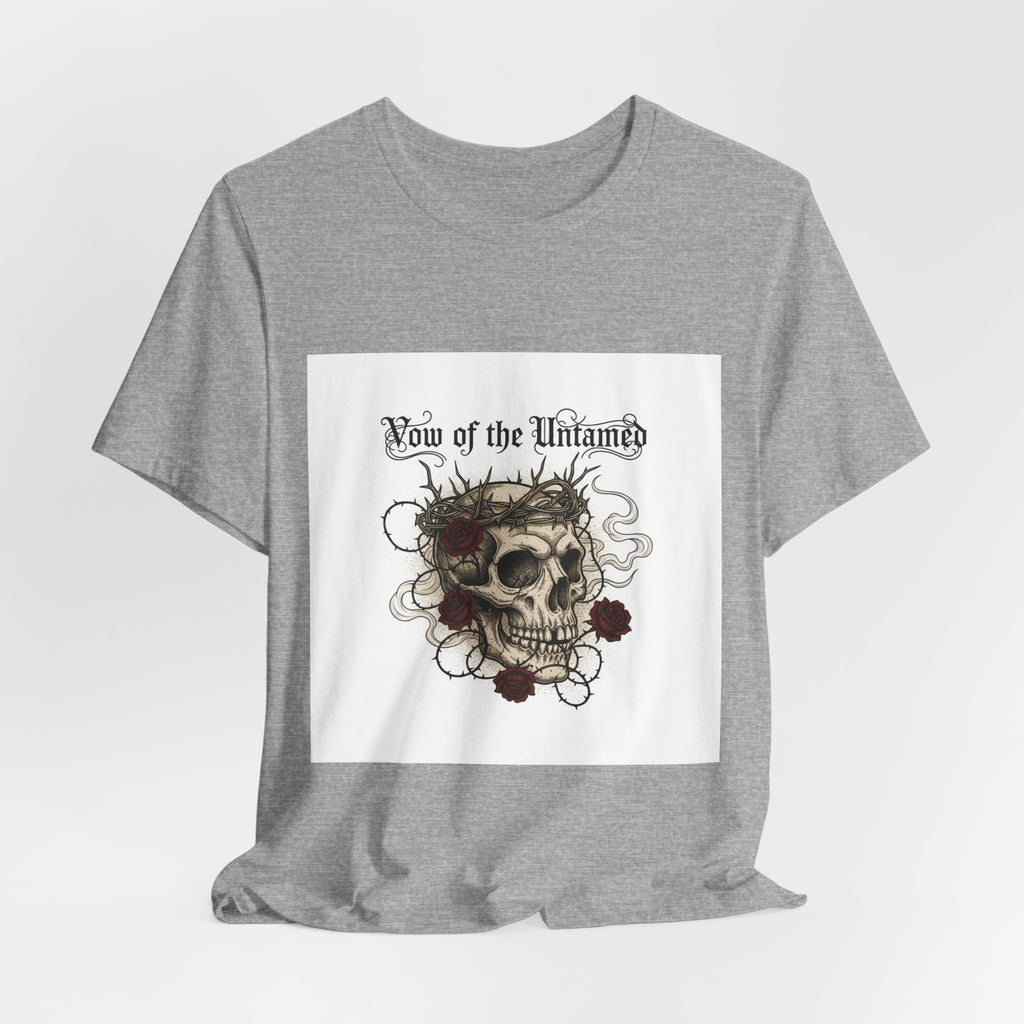 Row of the Untamed Skull Tee | western skull art, gothic Americana