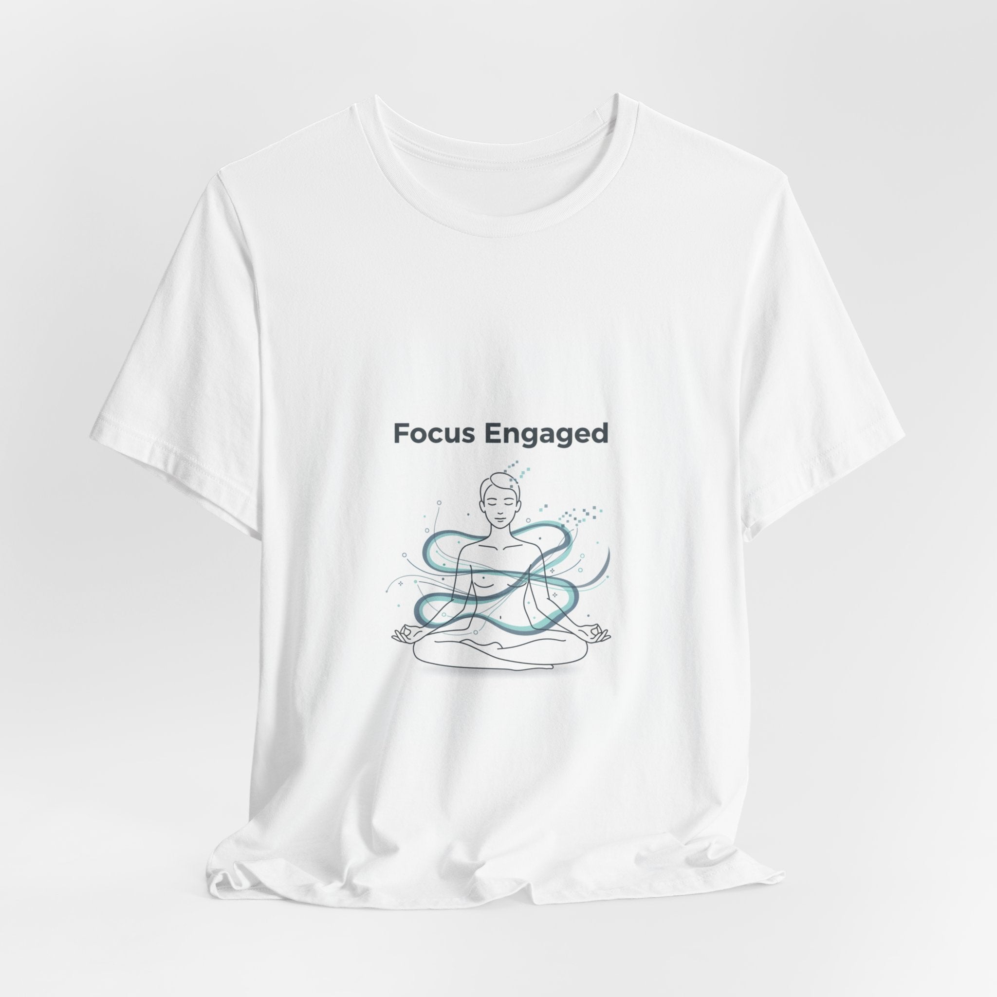 Focus Engaged T-Shirt | Flow State productivity art, ADHD merch