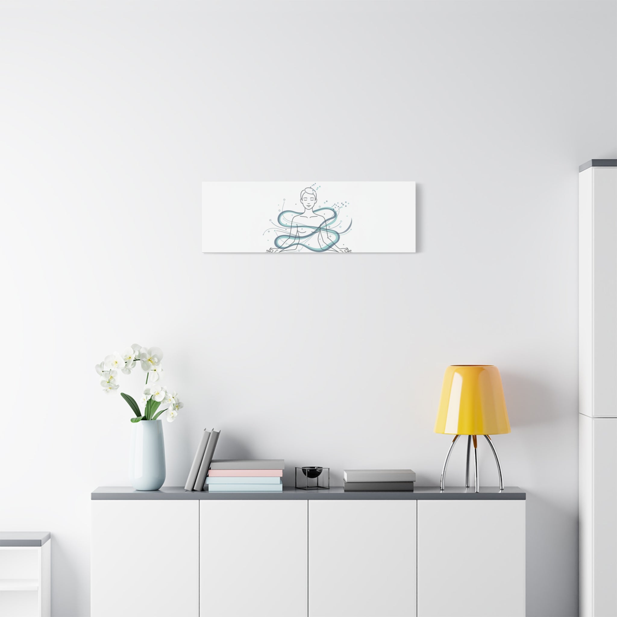 Focus Engaged Canvas, flow state poster | productivity art, ADHD merch