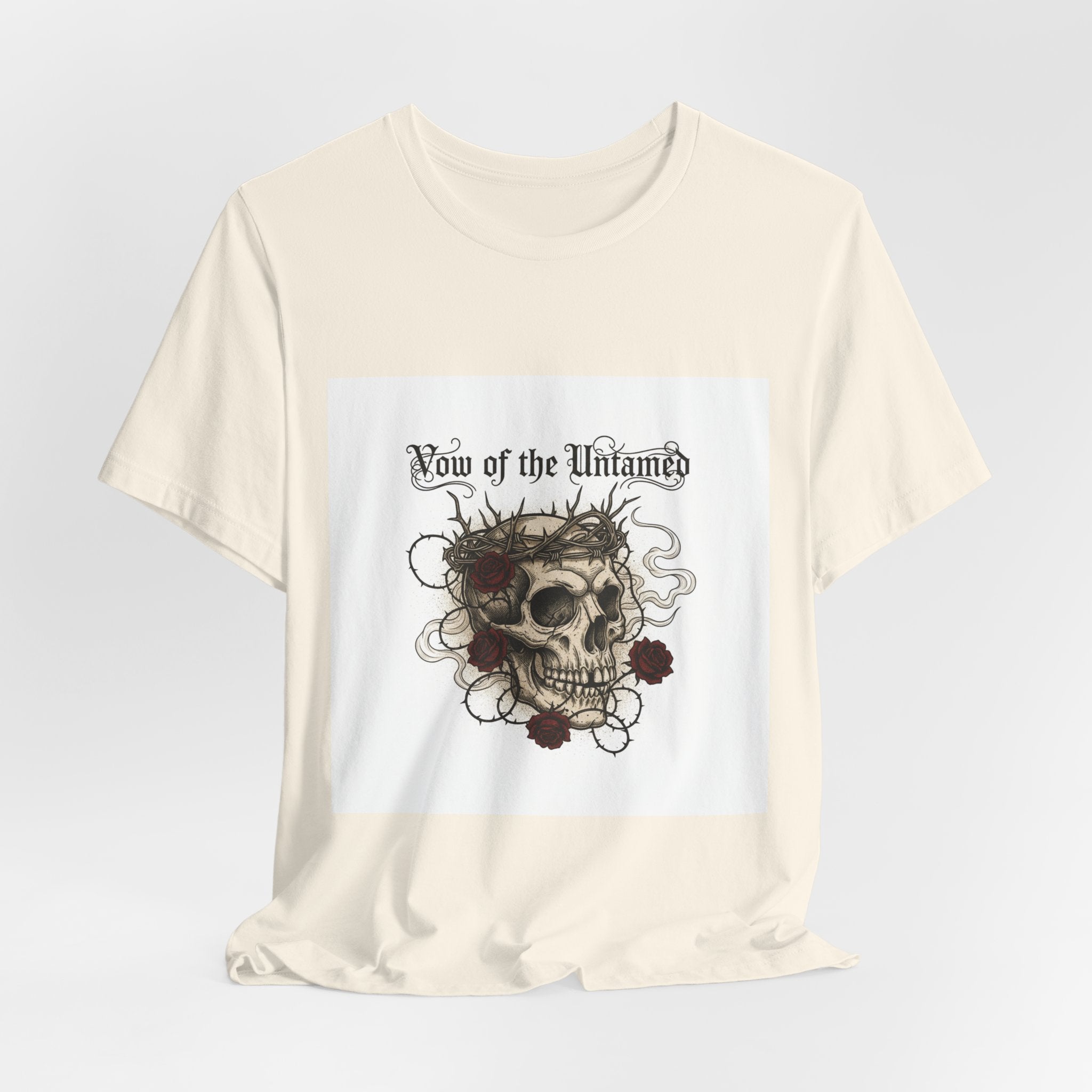 Row of the Untamed Skull Tee | western skull art, gothic Americana