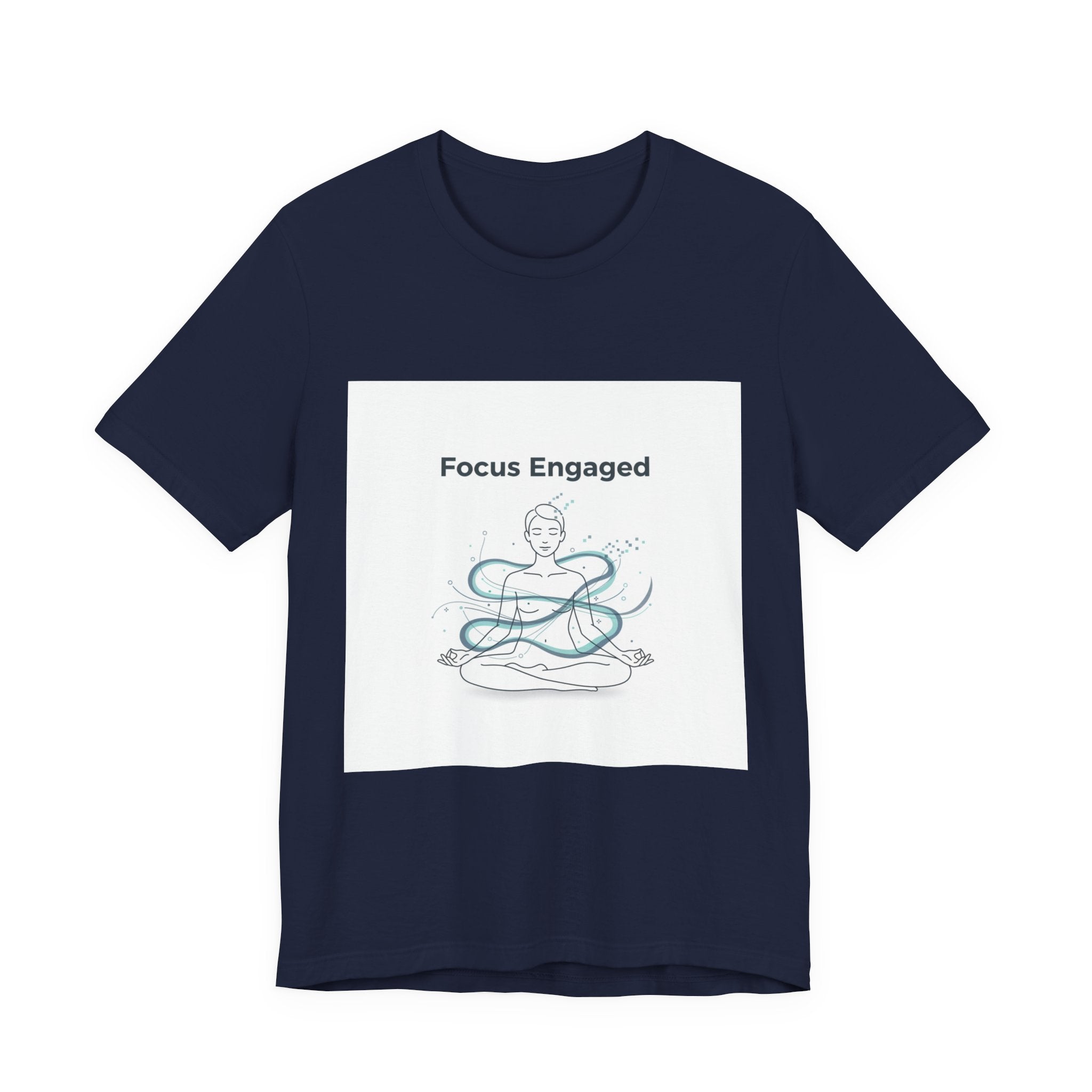 Focus Engaged T-Shirt | Flow State productivity art, ADHD merch