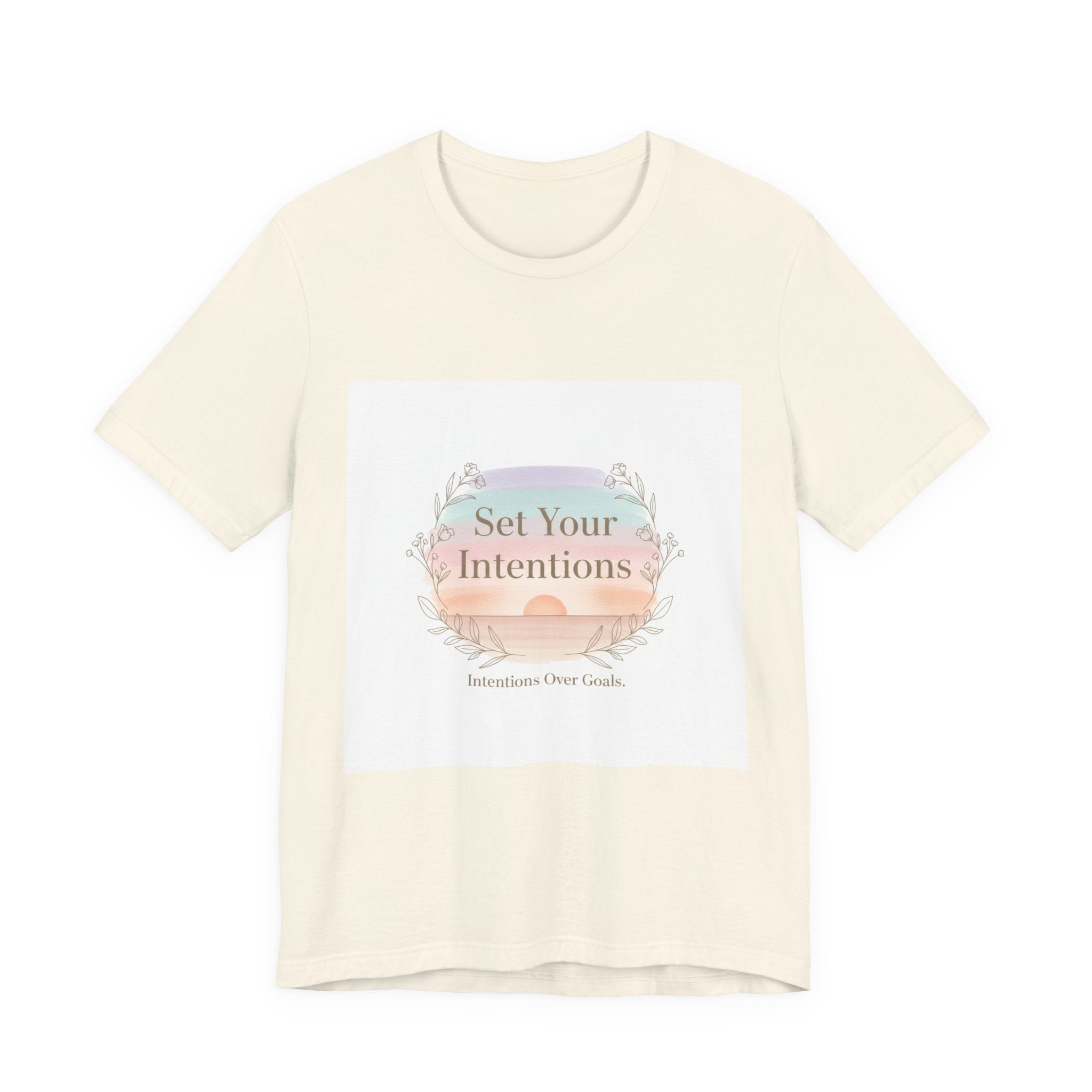 Set Your Intentions Tee | mindful intention shirt, gentle resolution