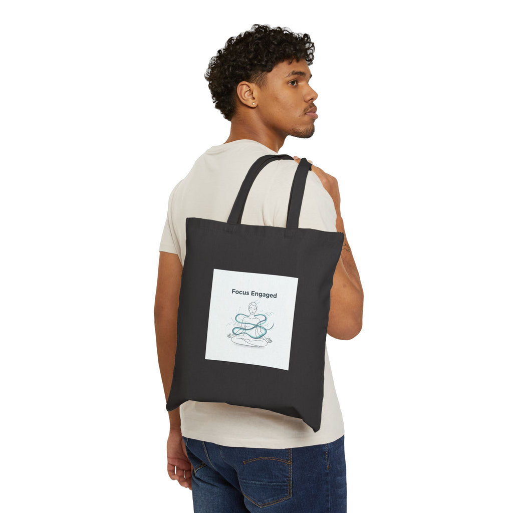 Focus Engaged Tote | Flow State, Productivity Art, ADHD Merch