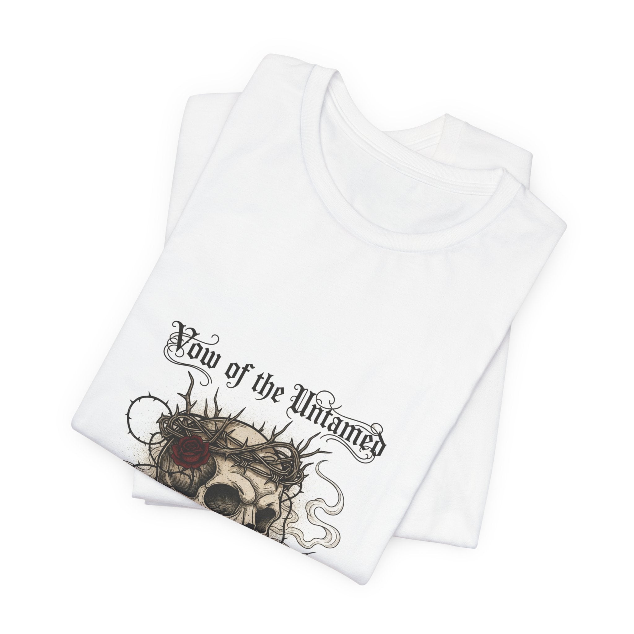 Row of the Untamed Skull Tee | western skull art, gothic Americana