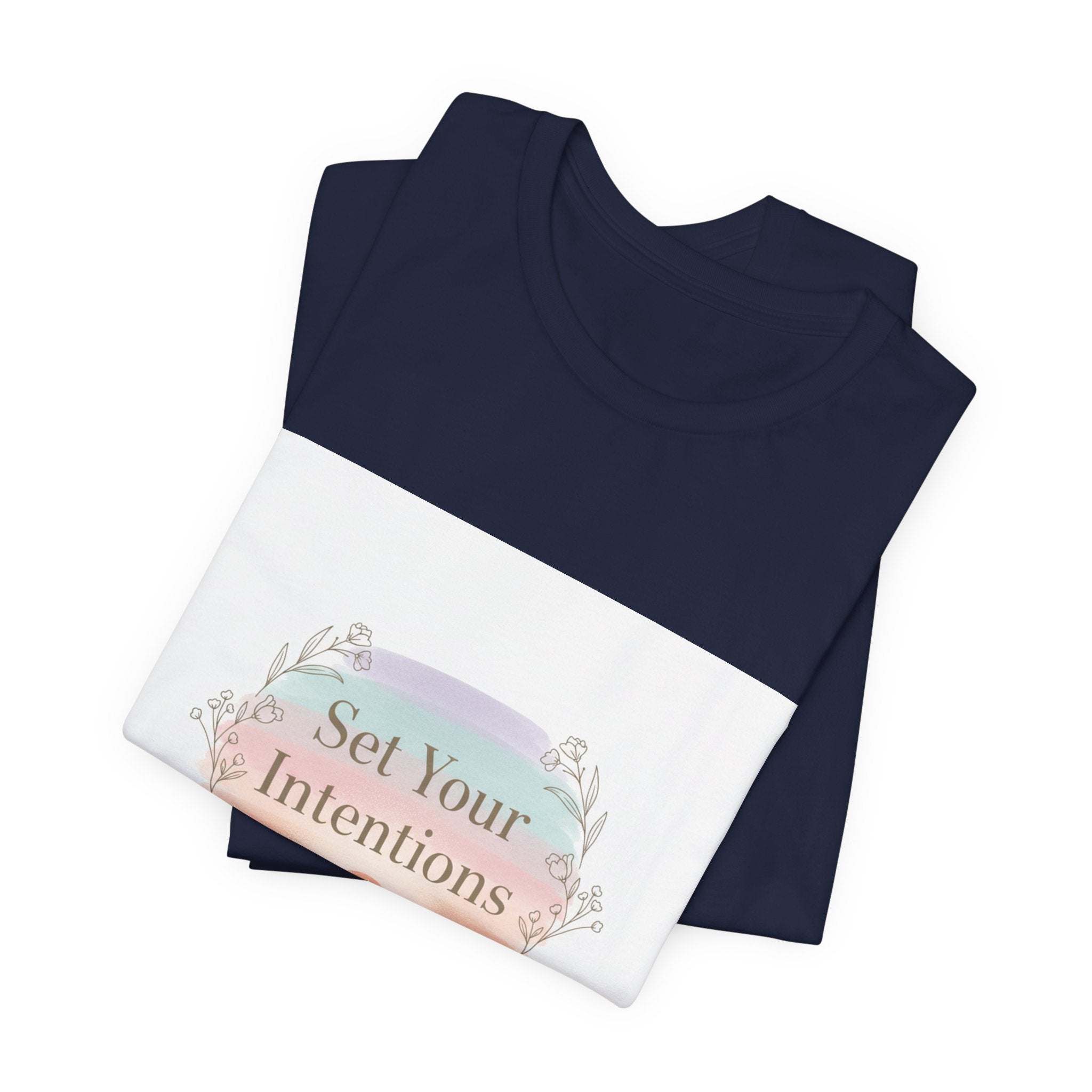 Set Your Intentions Tee | mindful intention shirt, gentle resolution