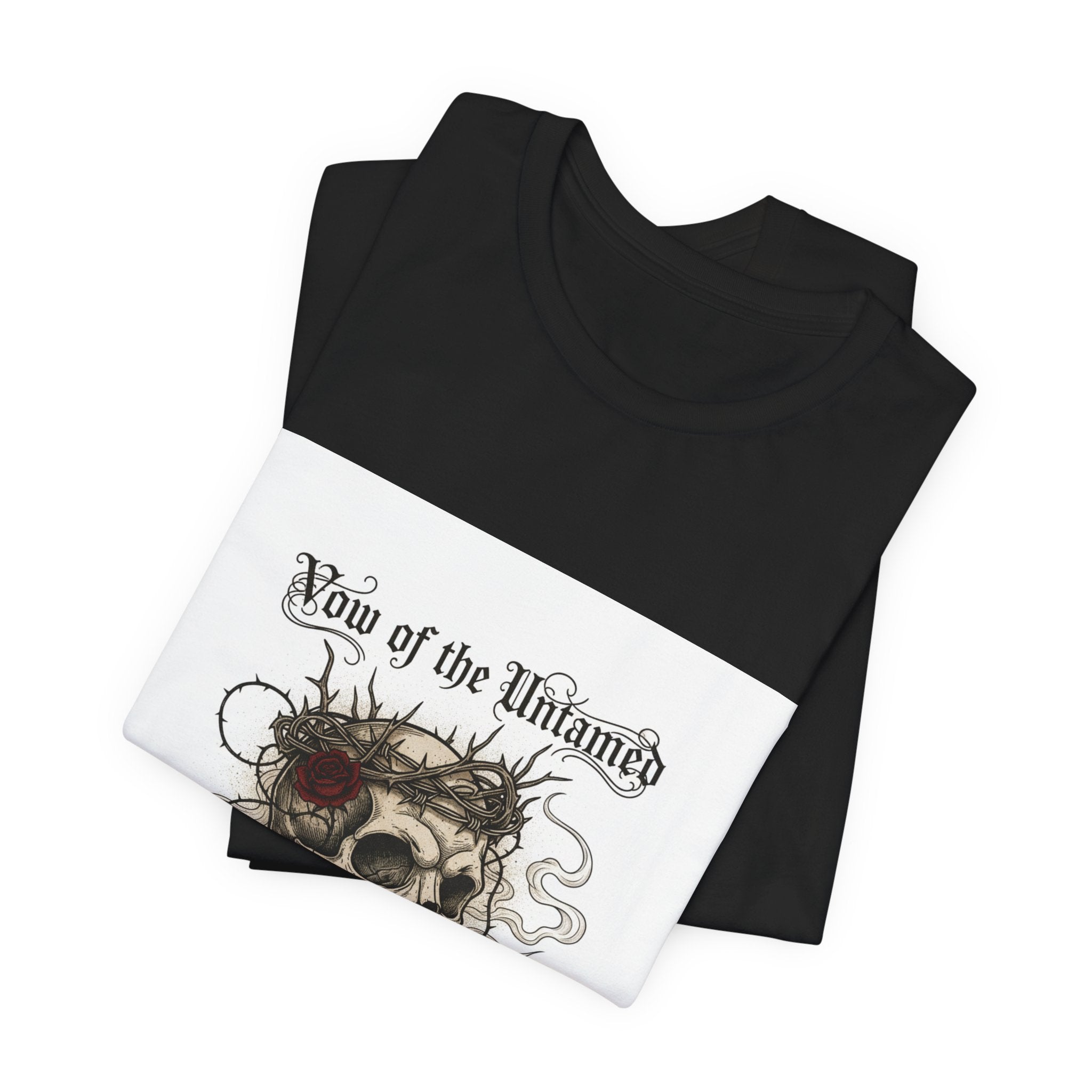 Row of the Untamed Skull Tee | western skull art, gothic Americana