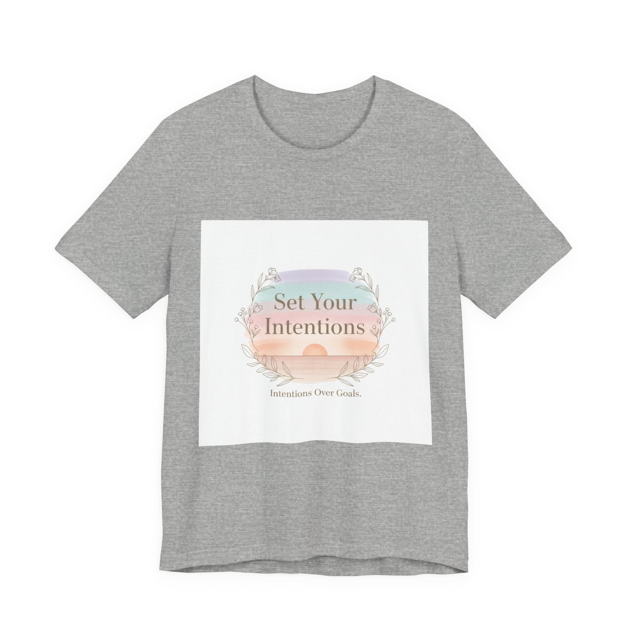 Set Your Intentions Tee | mindful intention shirt, gentle resolution