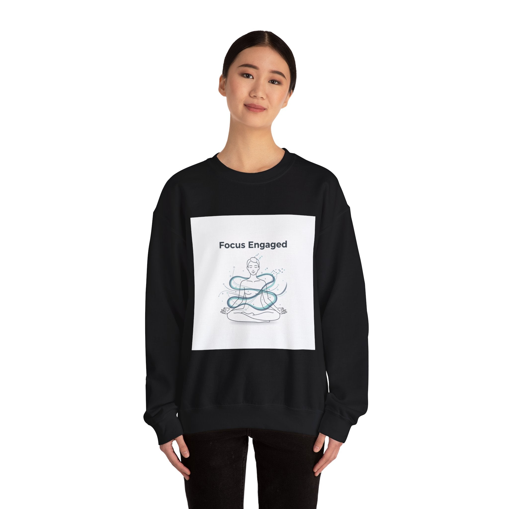 Focus Engaged Sweatshirt | Flow State, Productivity Motivation