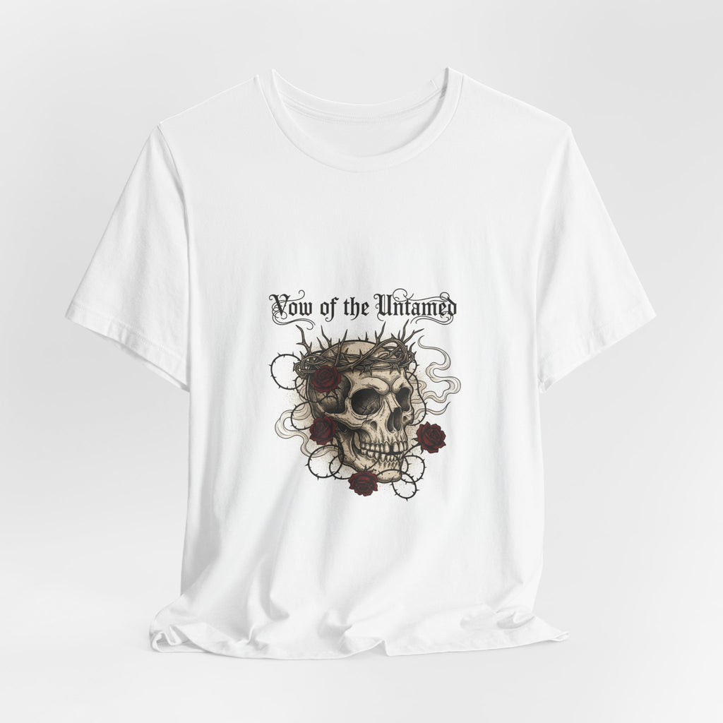 Row of the Untamed Skull Tee | western skull art, gothic Americana