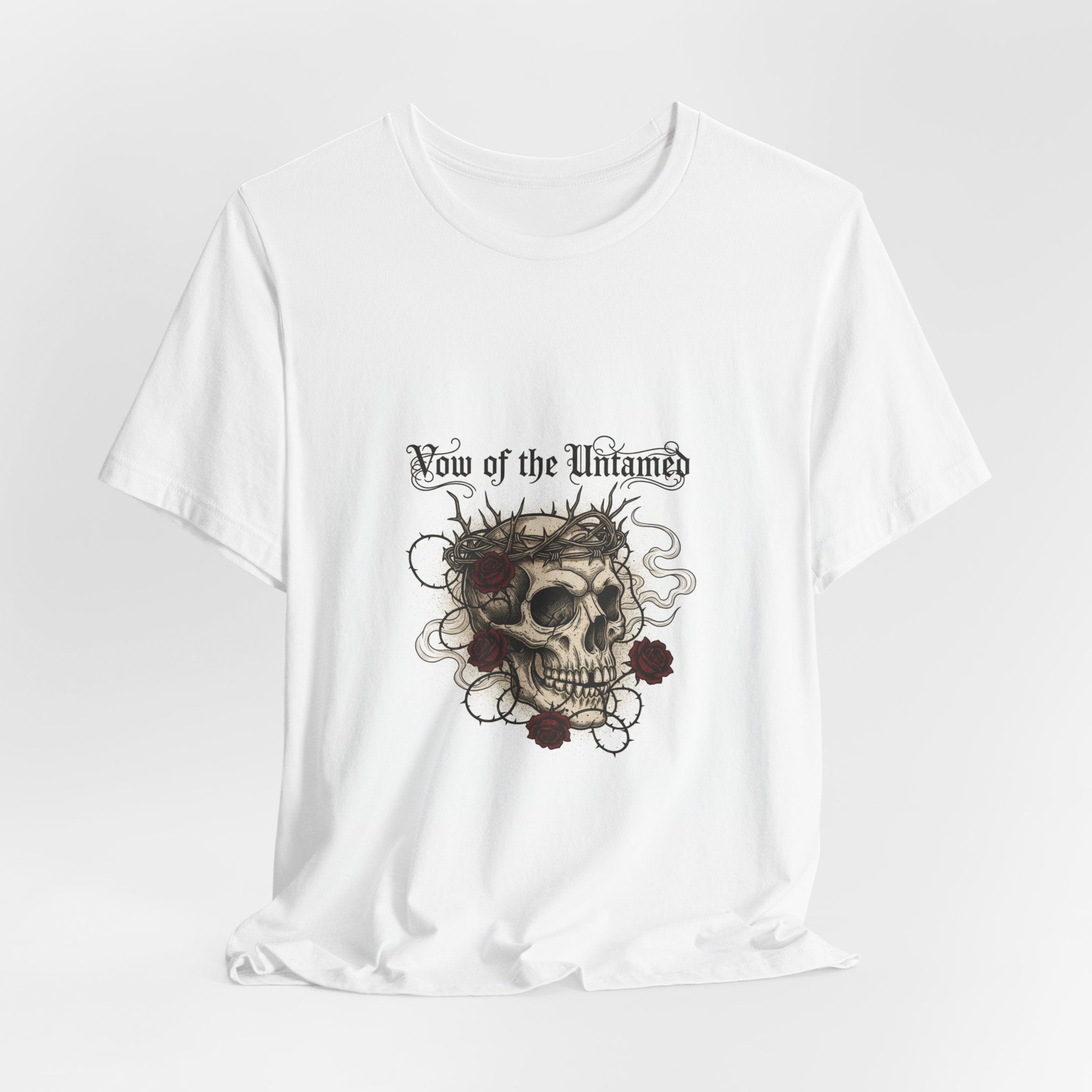 Row of the Untamed Skull Tee | western skull art, gothic Americana