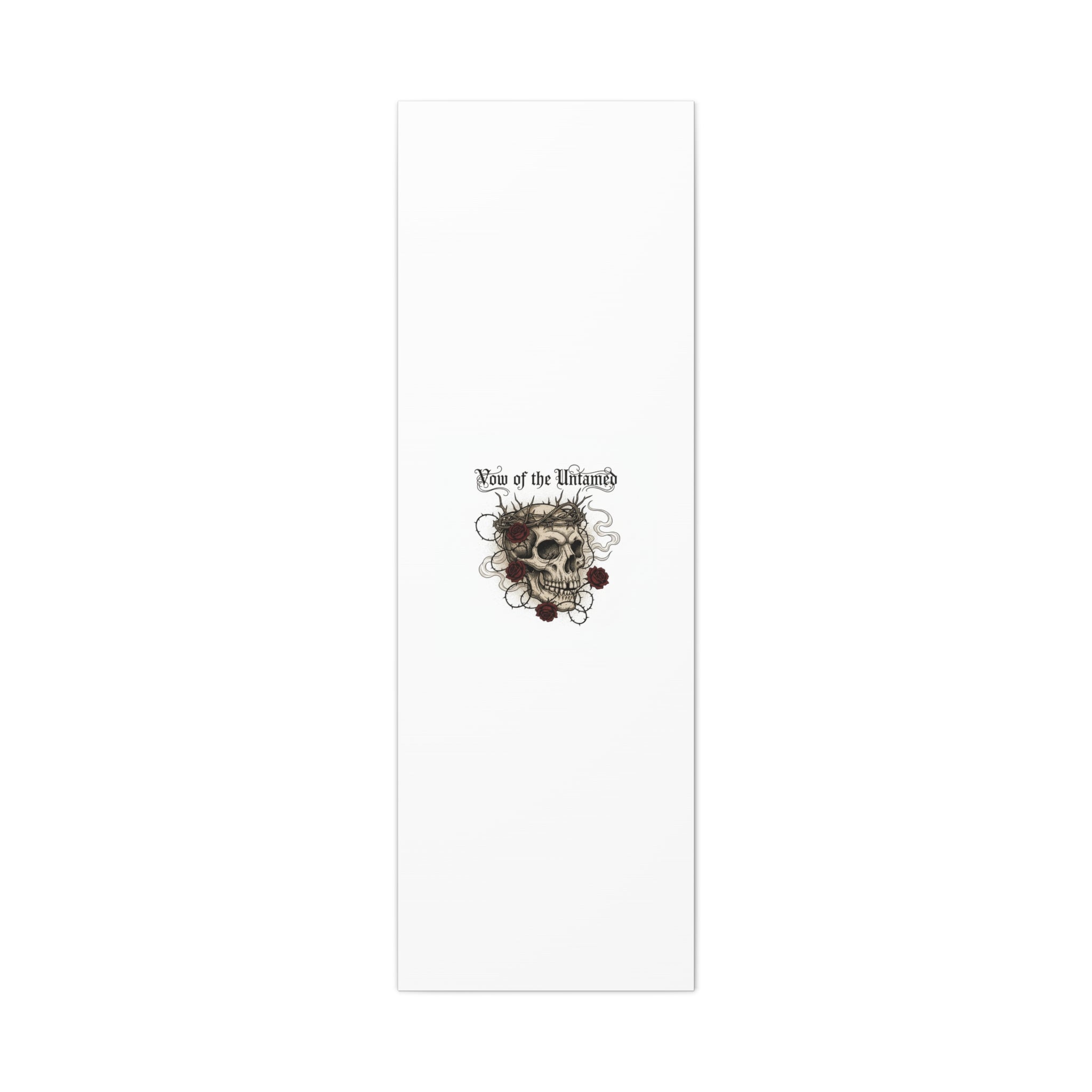 Vow of the Untamed Skull Canvas | western skull art, gothic Americana