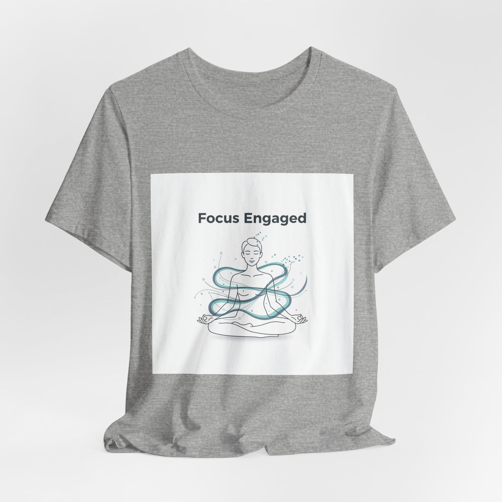 Focus Engaged T-Shirt | Flow State productivity art, ADHD merch