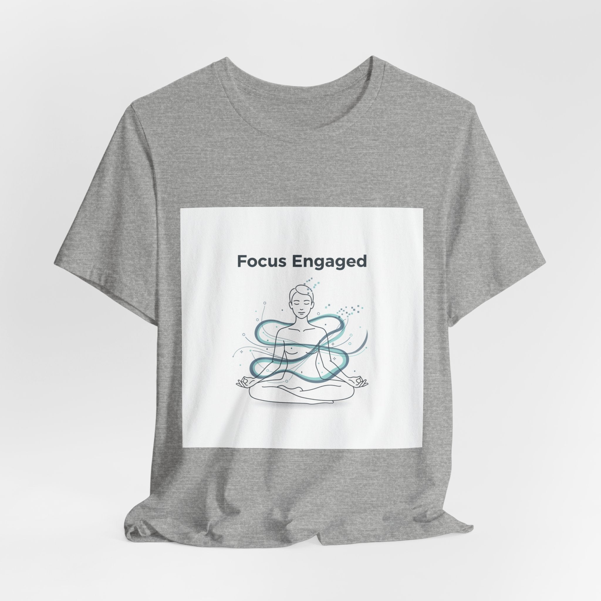 Focus Engaged T-Shirt | Flow State productivity art, ADHD merch