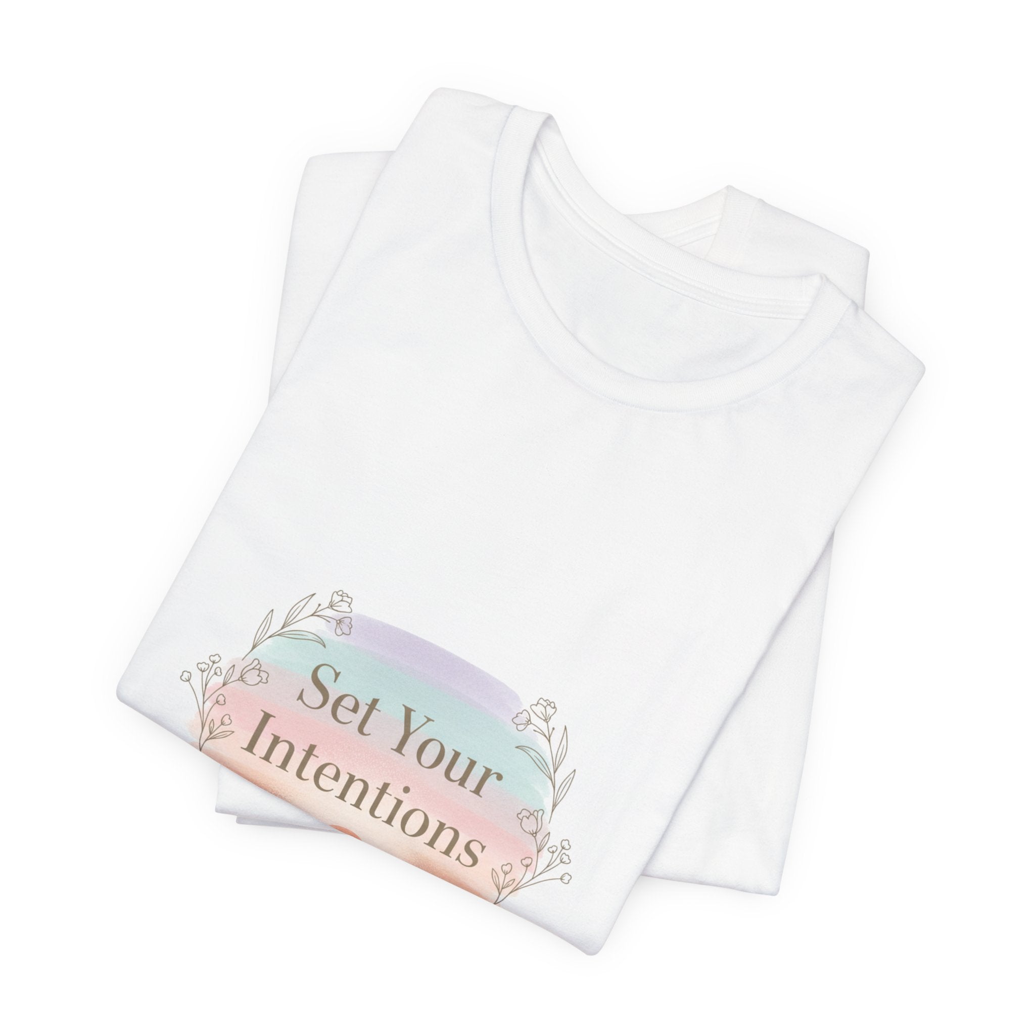 Set Your Intentions Tee | mindful intention shirt, gentle resolution