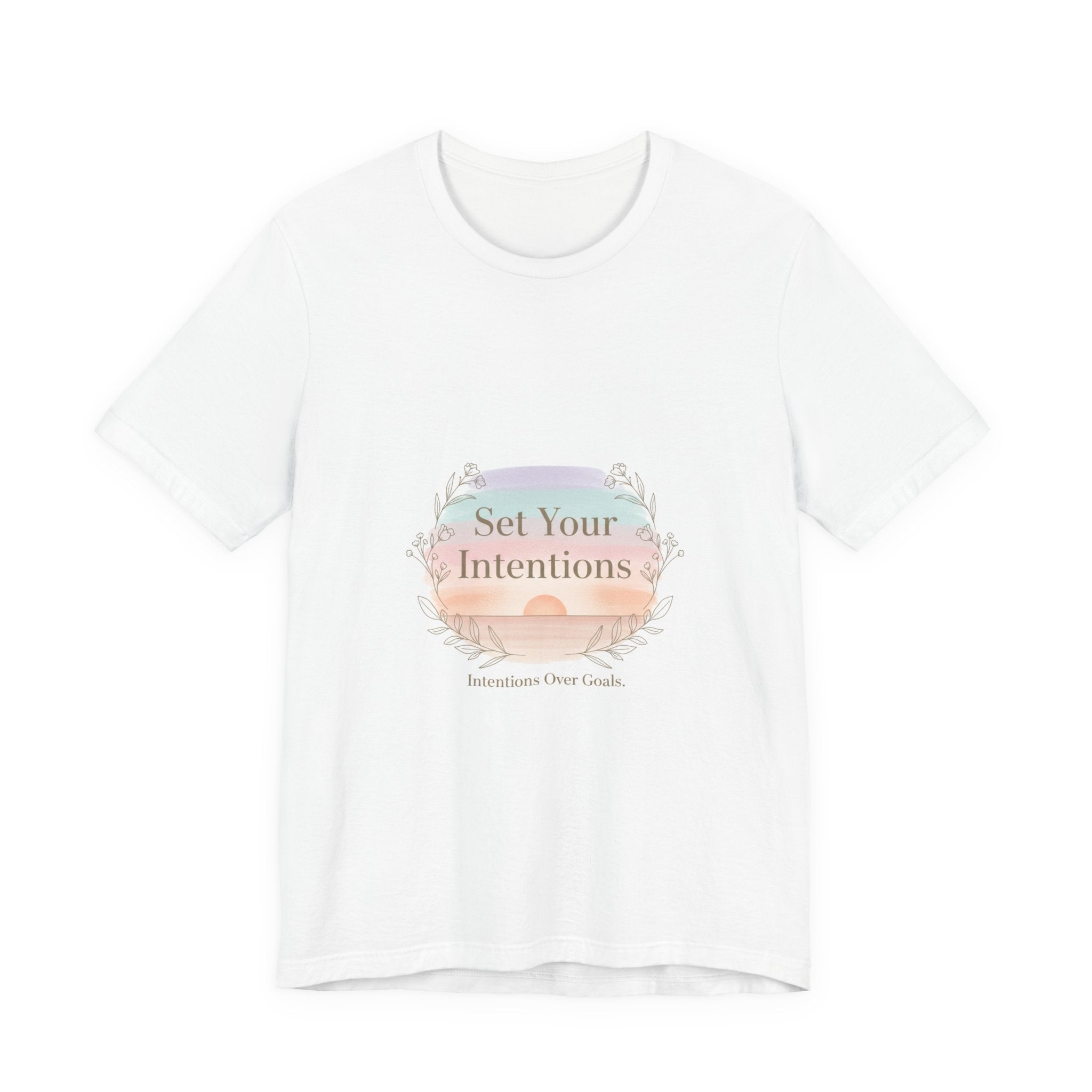 Set Your Intentions Tee | mindful intention shirt, gentle resolution