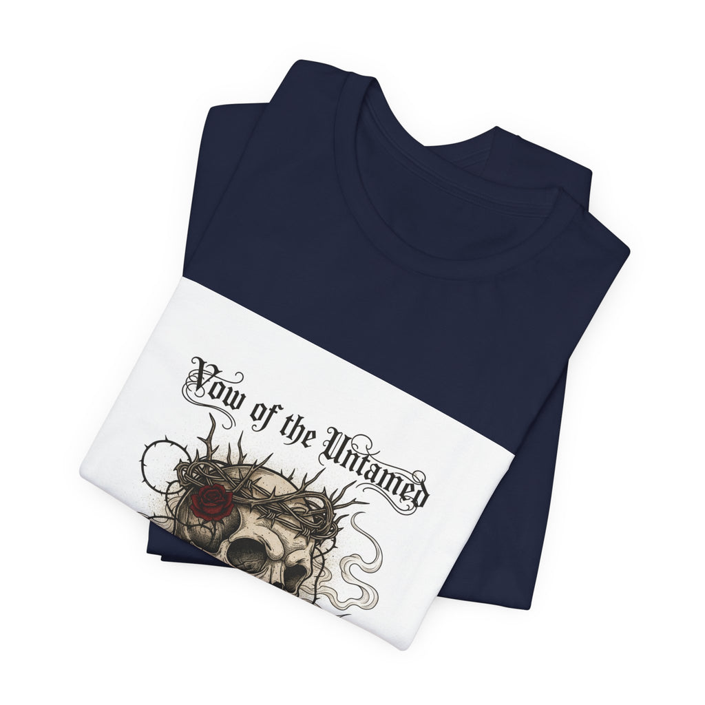 Row of the Untamed Skull Tee | western skull art, gothic Americana